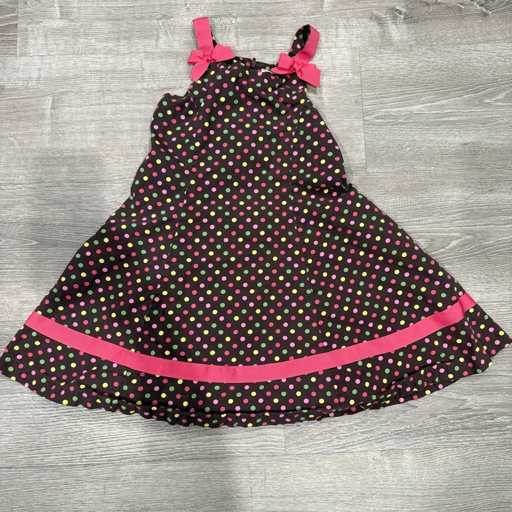 Vintage Gymboree Multicolor Polka Dot Dress